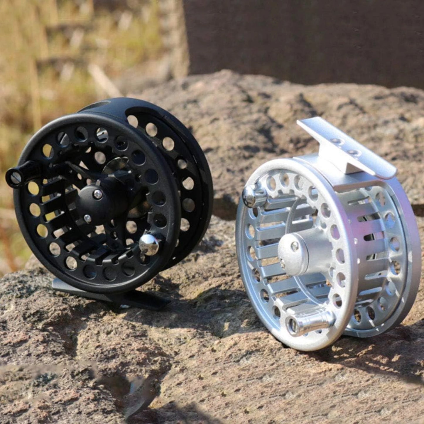 Durable High-Quality Blue, Red, Black, Silver Aluminum Alloy Fly Fishing Reel