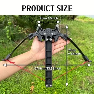 18-Shot Steel Ball Recurve Bow - Dual Shooting/Archery Outdoor Hunting & Competition