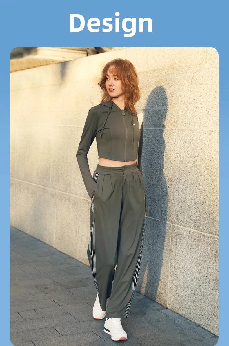 OhSunny Short Workout Jacket for Women Summer UV Stretch Slim Clothing Sports Long-sleeved Hoodie