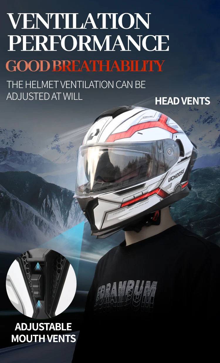 DIY modular helmetDOT Motorcycle Helmet Four Seasons Motocross Racing Modular Flip Up  Men Women