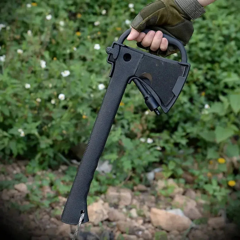 Camping Axe, Survival Gear Lightweight, Nested Serrated Wood Saw Knife, Magnesium Fire Starter Tool