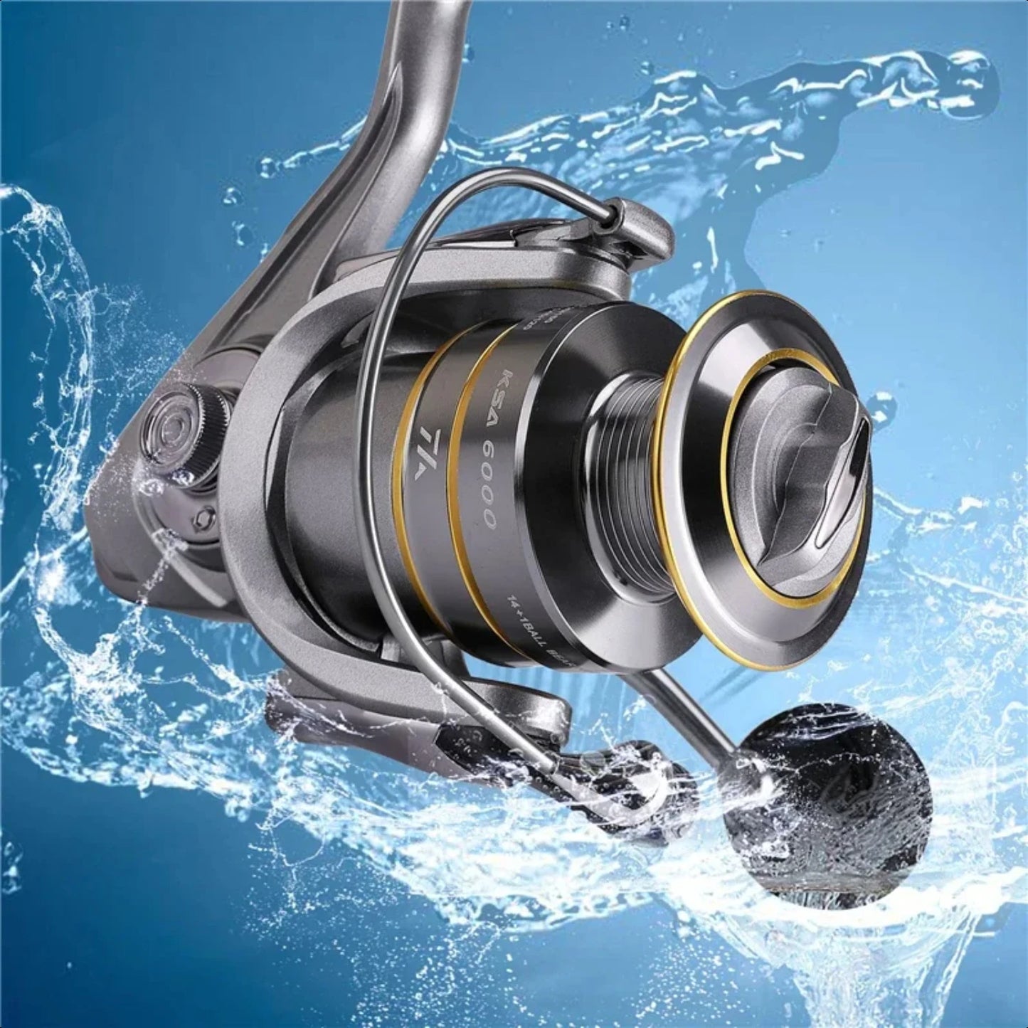 ,Double Spool,Supper Smoothly,Fishing Reel,Metal Arm,Carp Spinning Reel,Baitcasting Casting Reel