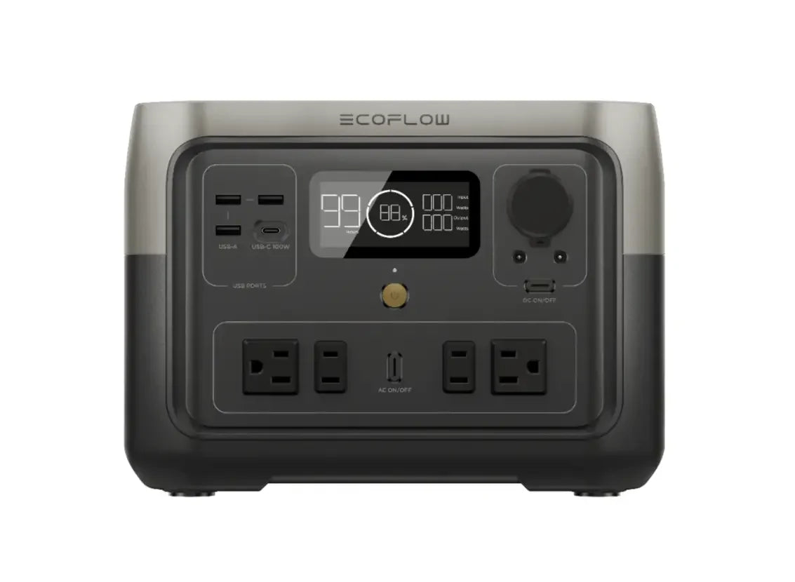 Portable Power Station' 2 Max, 499Wh/512Wh LiFePO4 Battery/ 1 Hour Fast Charge upto 1000W Output