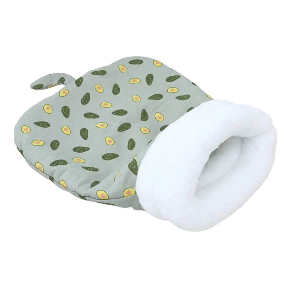 Cute Cartoon Cat Sleeping Bag Soft Plush Bed Funny TunnelNest WarmPuppy and Kitten