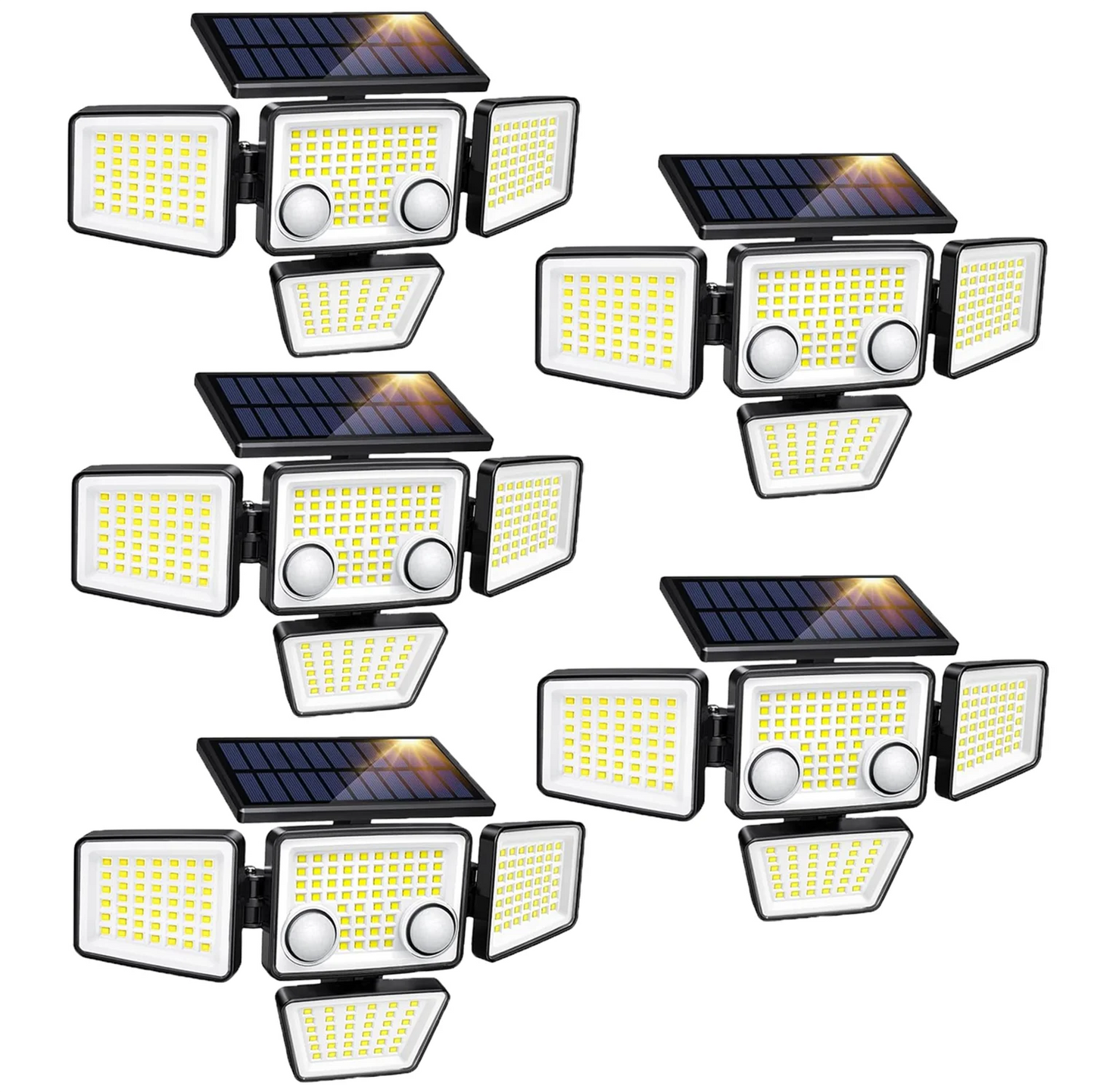 Solar Outdoor Lights - 3000LM 188 LED Motion Sensor Lights Security Lights for Backyard Patio