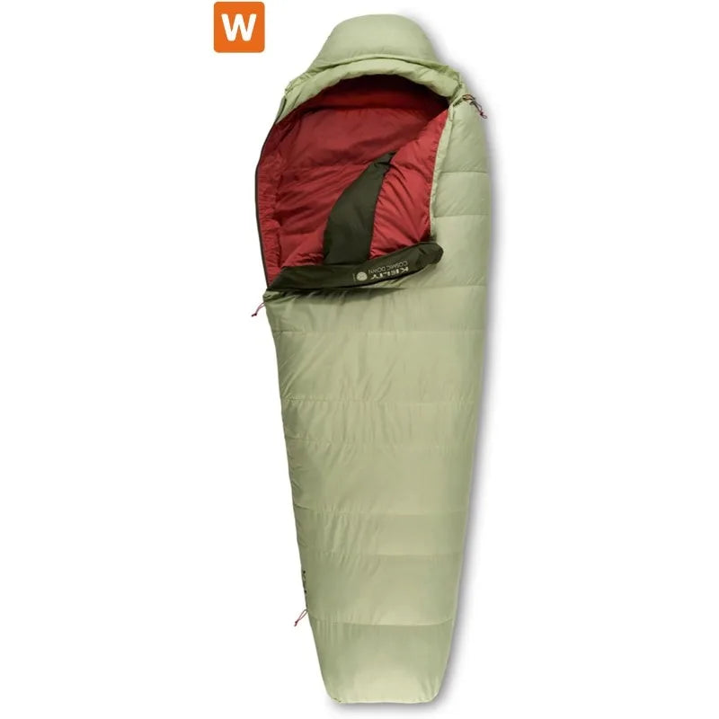 Down Mummy Sleeping Bag, Backpacking, Campers, 550 Fill Power, Recycled Fabrics, PFAS-Free DWR