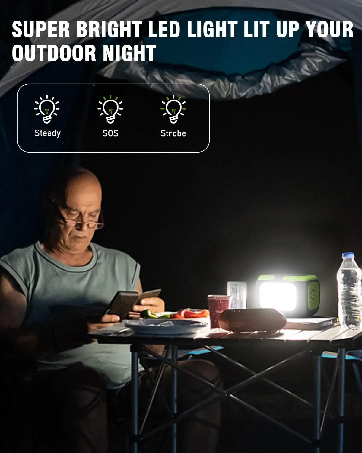 200W Portable Power Station 155Wh Solar Generator 42000mAh Power Bank with AC Outlet 110V, DC, USB