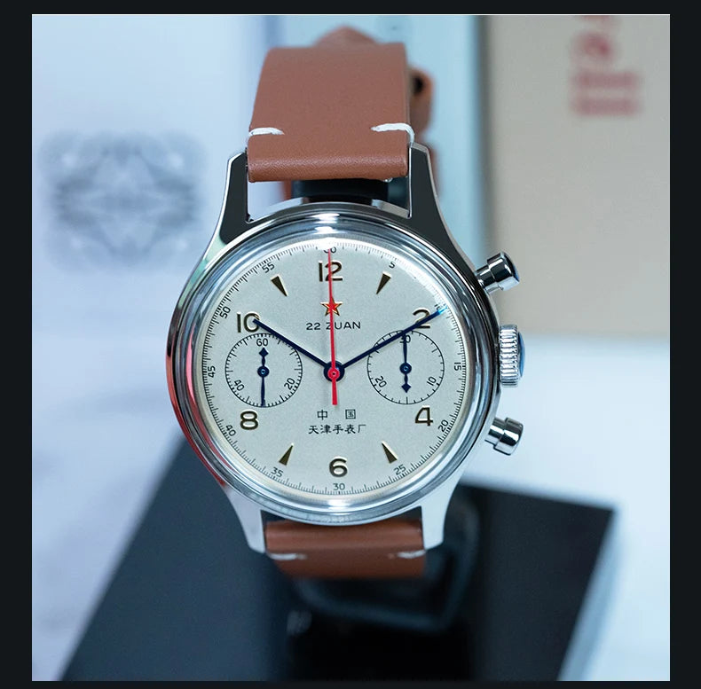 Seagull 1963 International Chronograph Manual Winding Mechanical Watches Original ST1901
