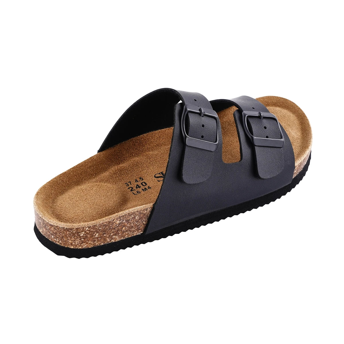 Leather Birkenstocks Cork Flip-flops, women  Muller Slippers Fashion Casual Beach Sandals