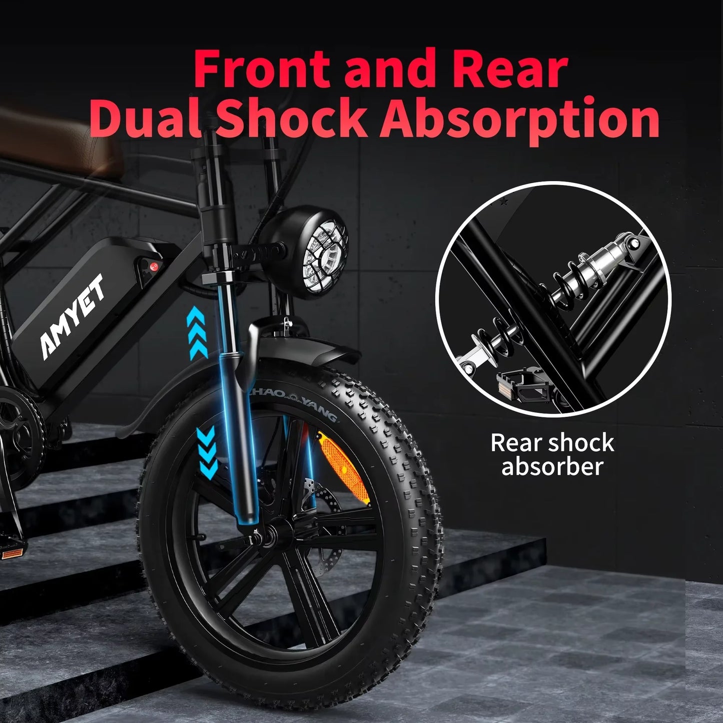Ebike 2025 G60 Adult 1000W Powerful Motor, 48V 20AH Removable Battery, 20" All-Terrain Tires-
