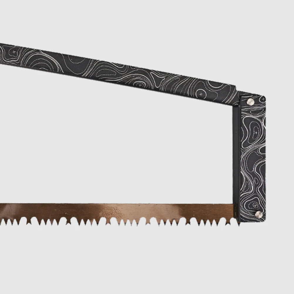 Folding Saw, Storage Bag Portable,Aluminum Alloy Camping Outdoor Hiking Survival Tools