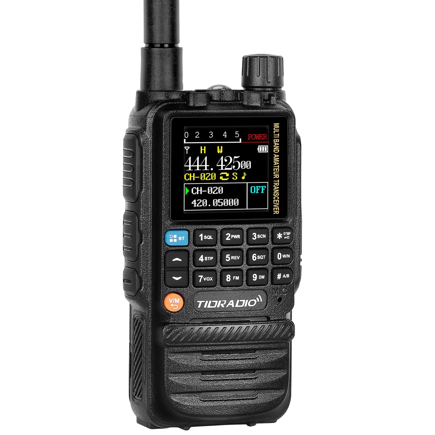 Walkie Talkie Phone APP Wireless Programming Dual PTT Air Band Long Range Radio USB Type-C Cable