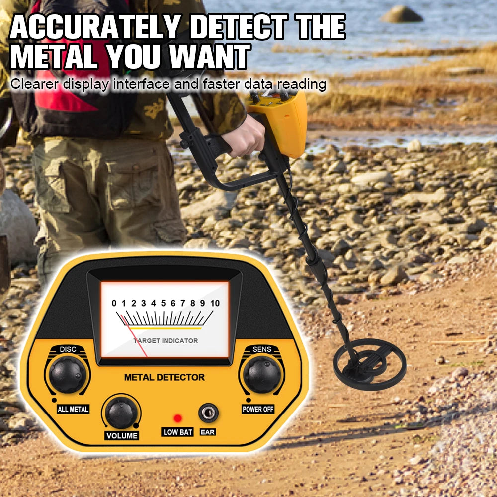 MD-5090 Metal Detector Gold Digger Treasure Hunter High Accuracy Underground Gold Coins Jewelry