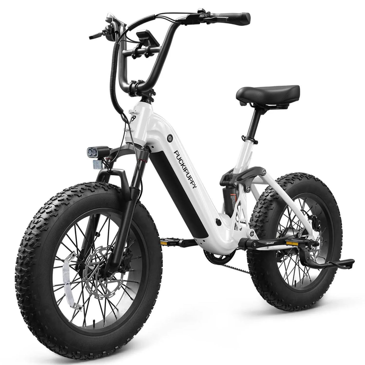 PUCKIPUPPY Corgi E-Bike Mountain20'' Fat Tire 960W 48V 20Ah Full Suspension, 2-Year Warranty