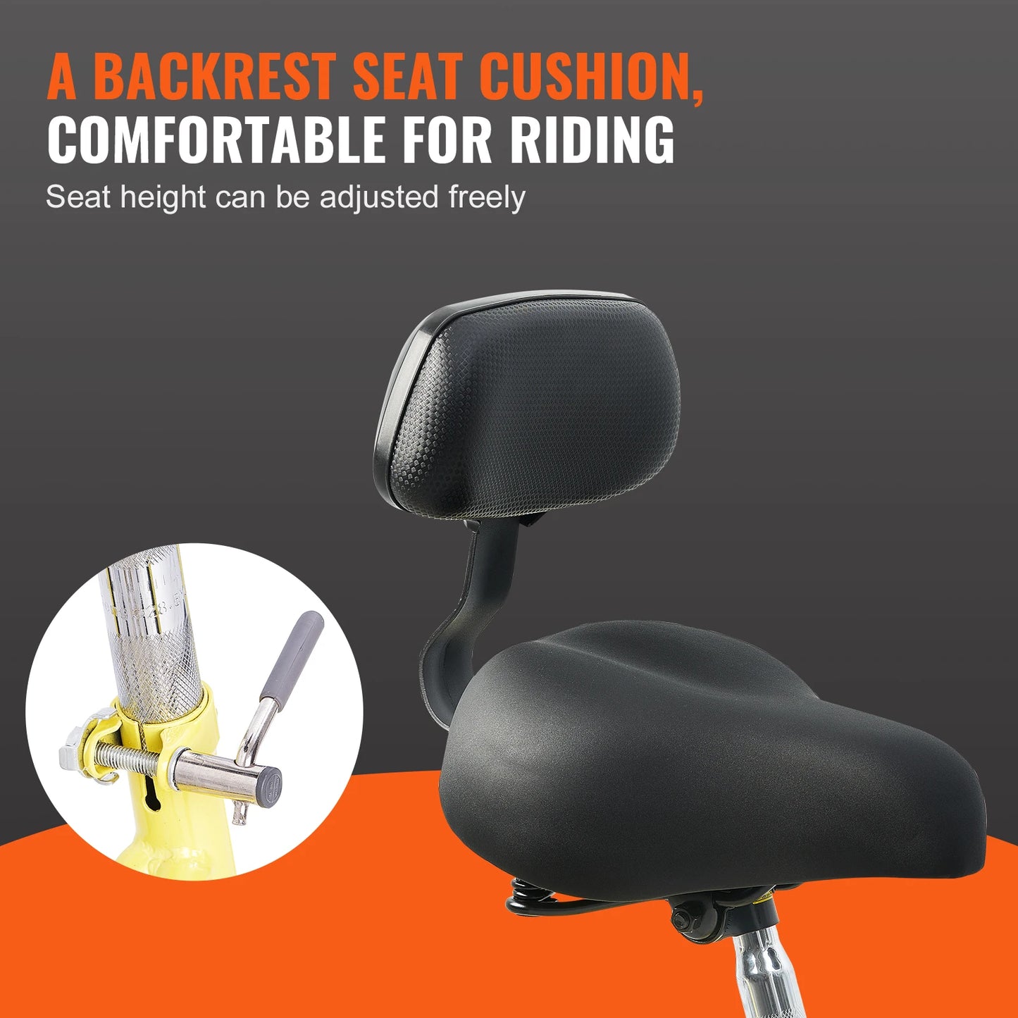 24 In 7 Speed Adult Tricycles 3-Wheeled, Carbon Steel Cruiser with Basket and Adjustable Seat