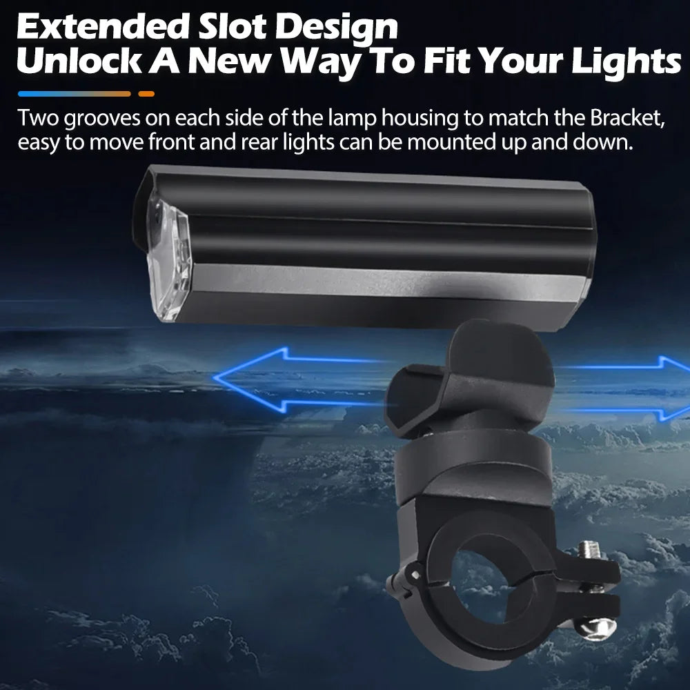 5000mAh Bicycle Lighting IPX6 Flashlight Aluminum Headlight Type-C Charging MTB Bicycle Accessories