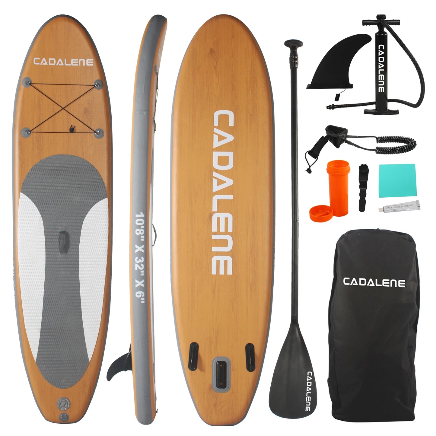 CADALENE Inflatable Paddle Board, Stand Up,adult, Sup Board with Premium Sup Accessories