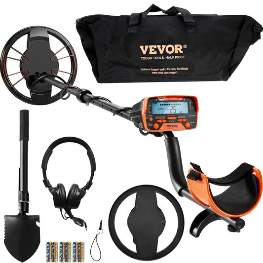 "10" metal detector – 7 modes, 10" depth, waterproof. For adults/kids."