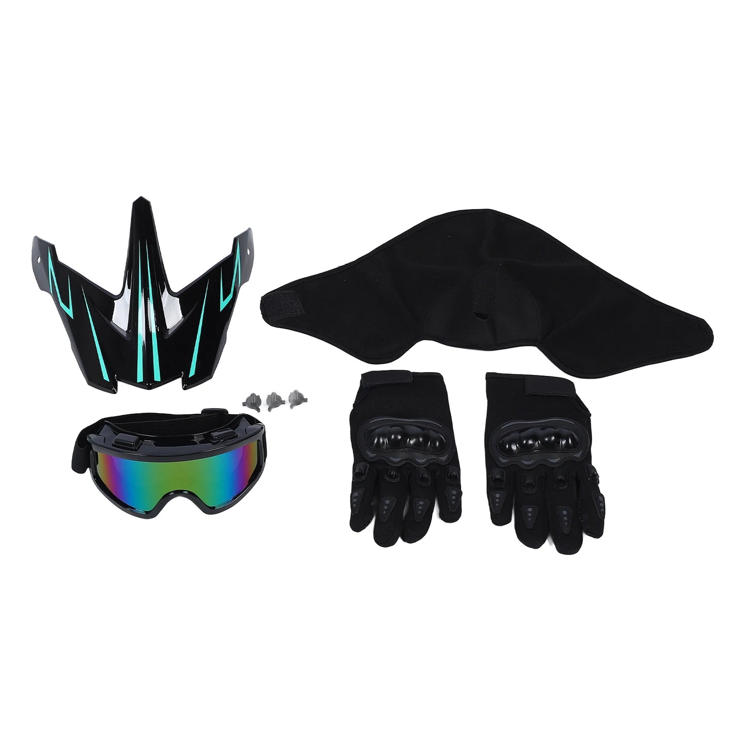 Motorcycle Full Face Helmet  Motocross Resistant ABS Engineering Plastic/Adult/Cross Country