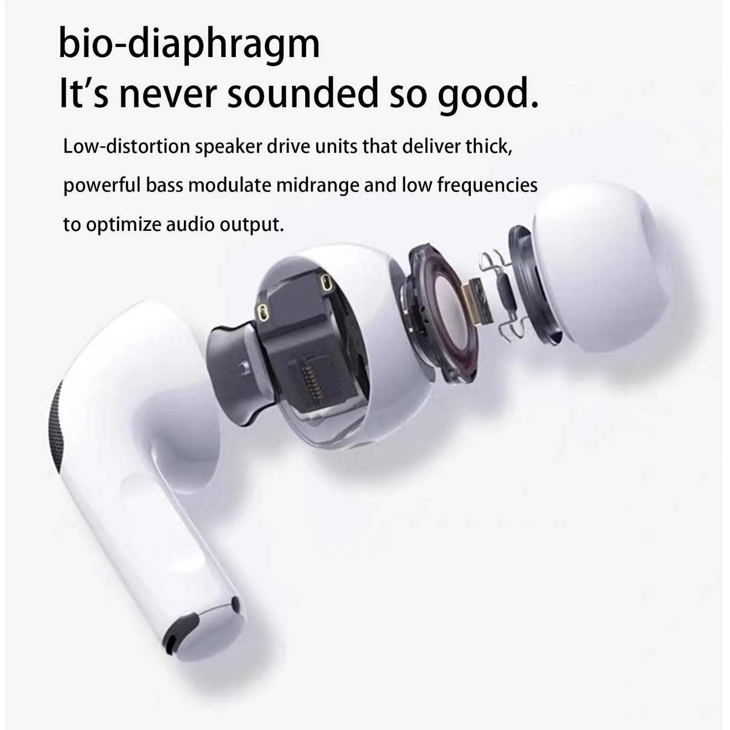 PRO 3 wireless Bluetooth earphones, heart rate monitor, ANC noise cancel microphone, stereo audio