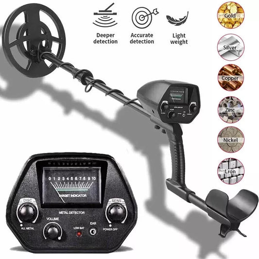 LCD High Accuracy Professional Metal Detectors Waterproof Detect gold & metals