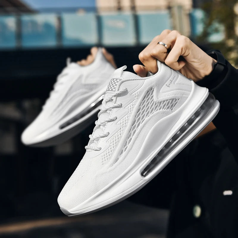 Men's air running shoes, tennis walking shoes, breathable and non slip running shoes