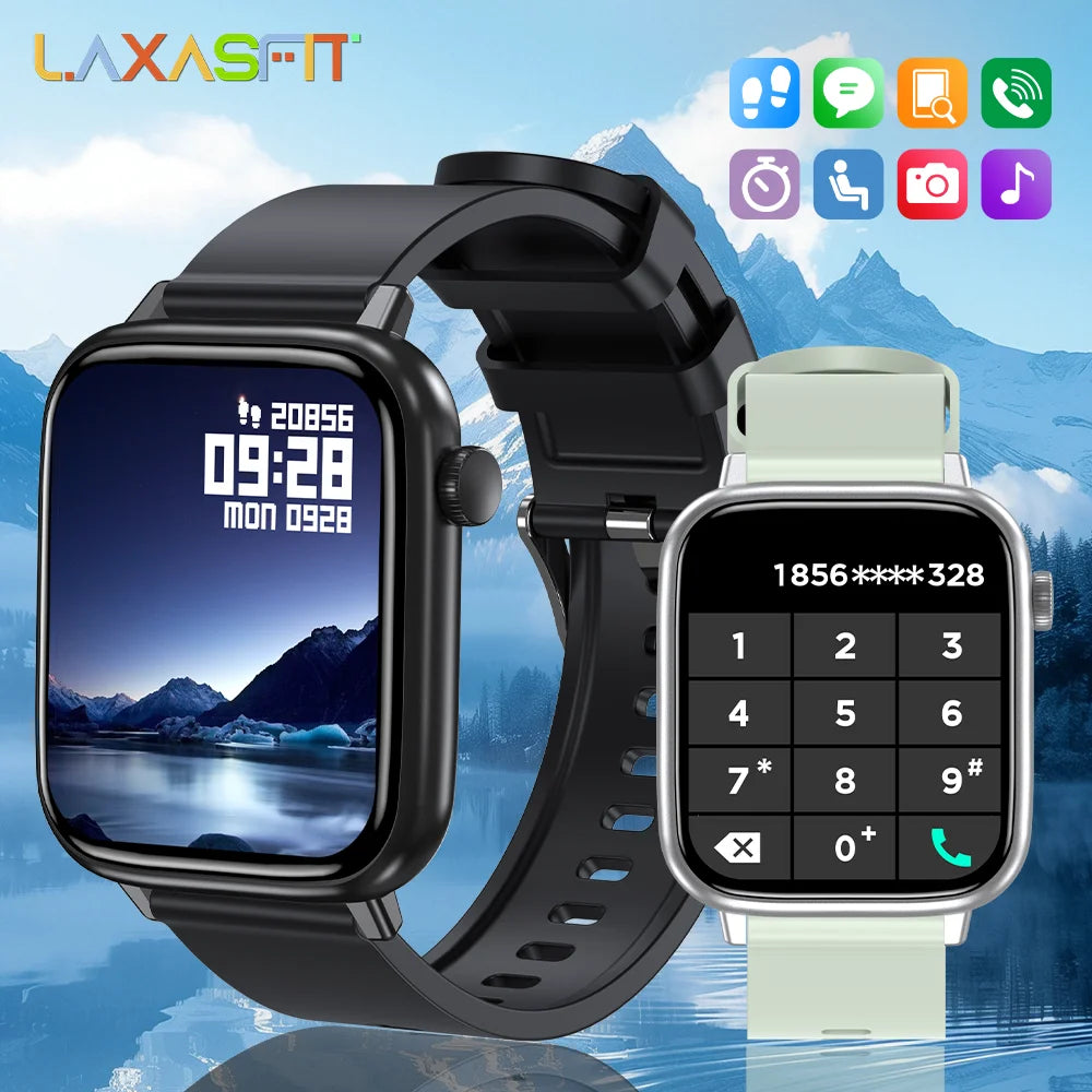 New Smart Watch Bluetooth Call 24/7 Heart Rate Monitor IP68 Waterproof 100+ Sport Mode Men Women