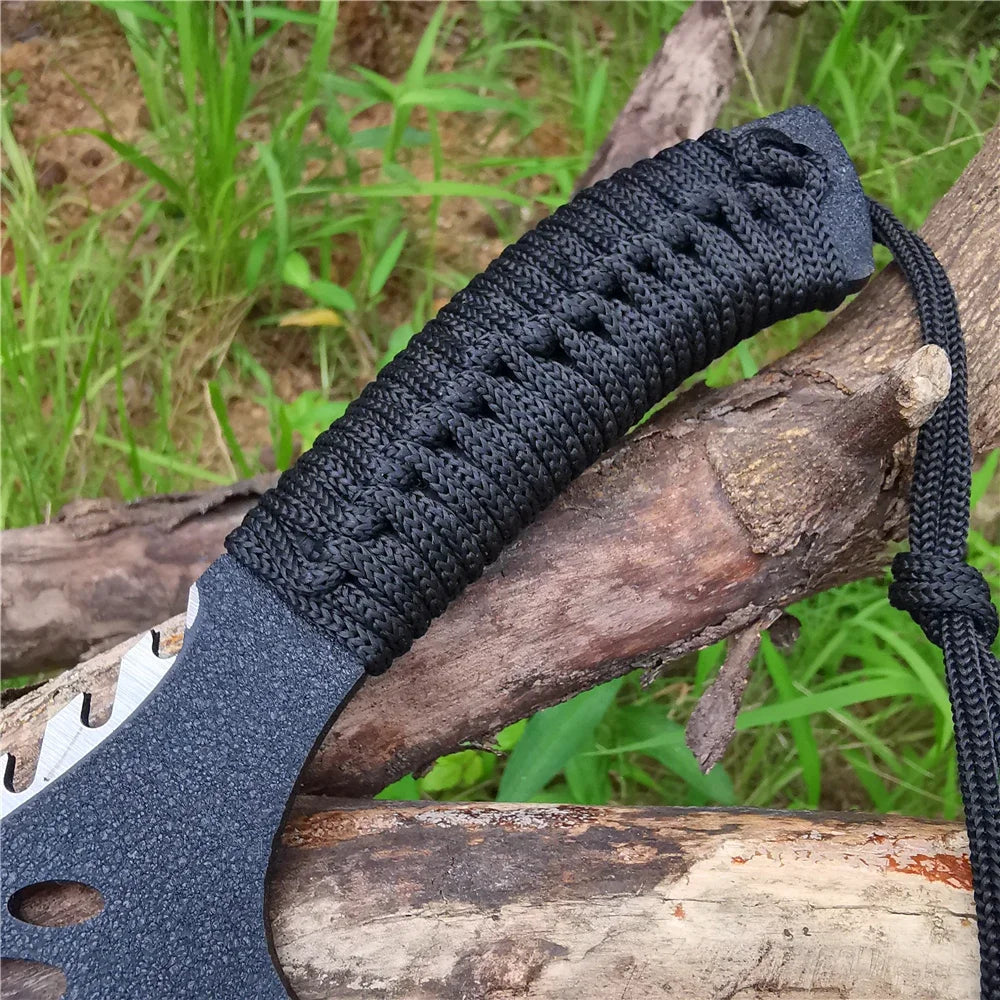 Compact Outdoor Tomahawk: Stainless Steel Blade, Non-Slip Handle, Jungle Machete & SurvivalTool