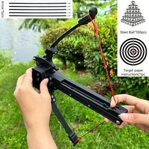 18-Shot Steel Ball Recurve Bow - Dual Shooting/Archery Outdoor Hunting & Competition