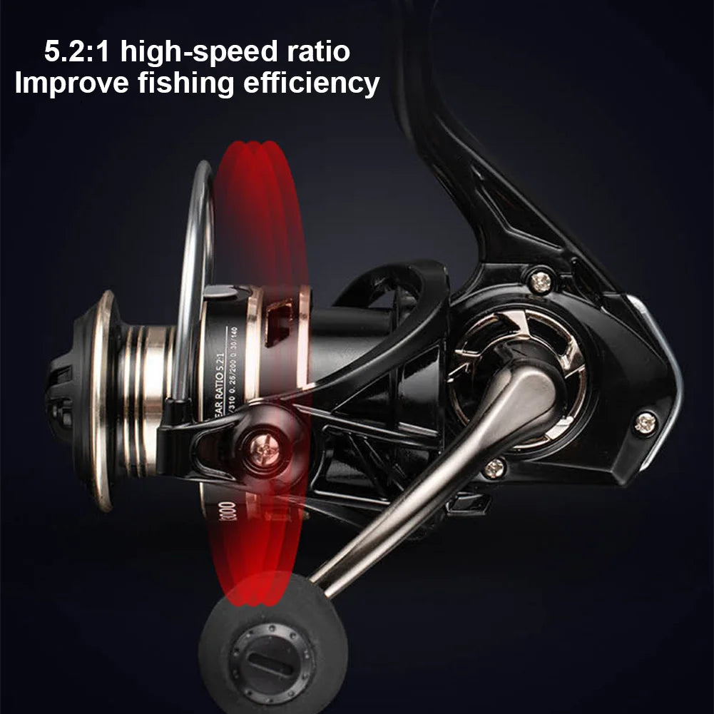 Spinning Reel Metal Spool Handle All-Metal Fishing Reel Fishing Coil Wheel Carp Fishing Reel Fishing Accessories