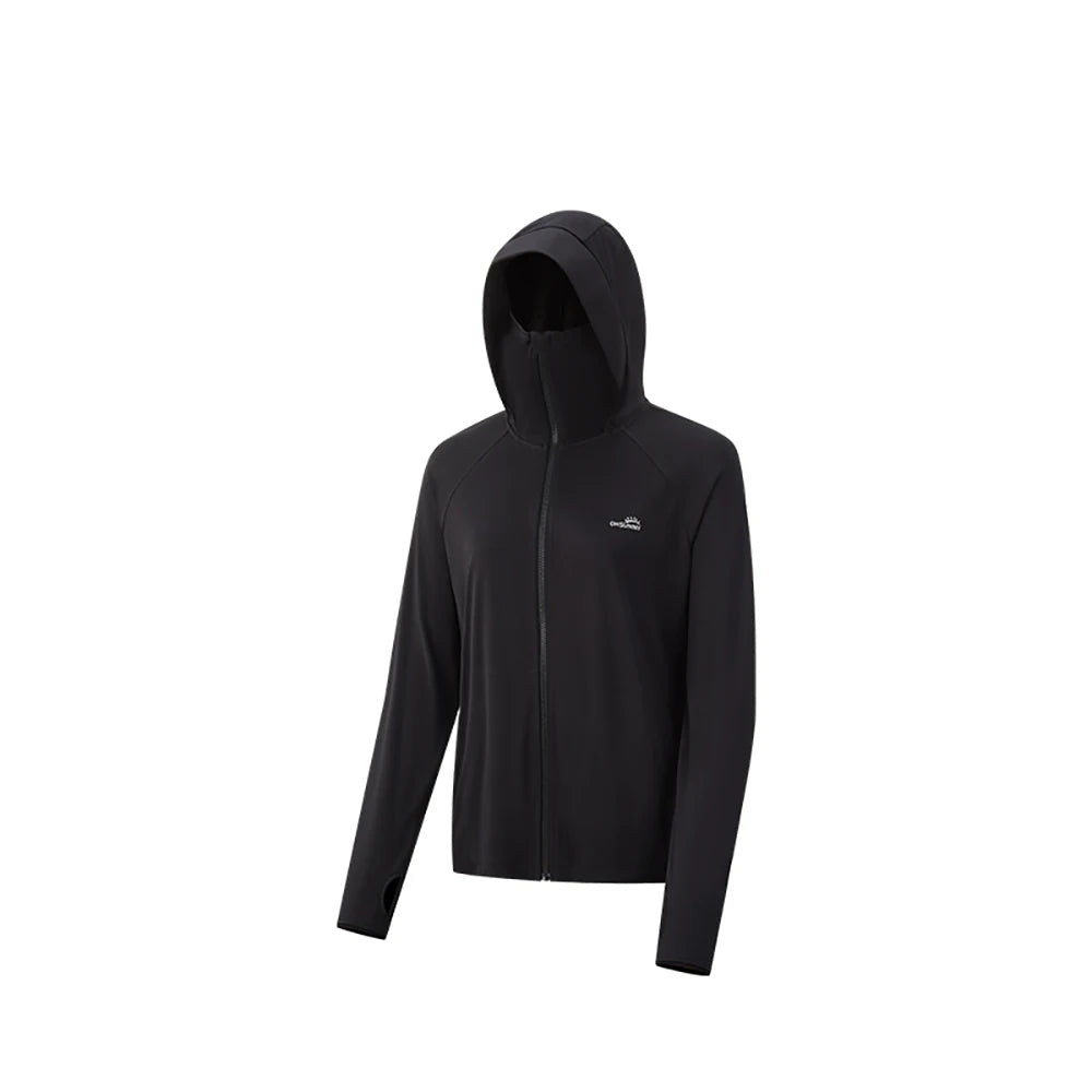 Sunscreen Jackets Women UV Protection Clothing UPF50+ Hoodie Breathable Coats, Running Cycling