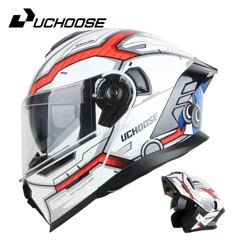 DIY modular helmetDOT Motorcycle Helmet Four Seasons Motocross Racing Modular Flip Up  Men Women