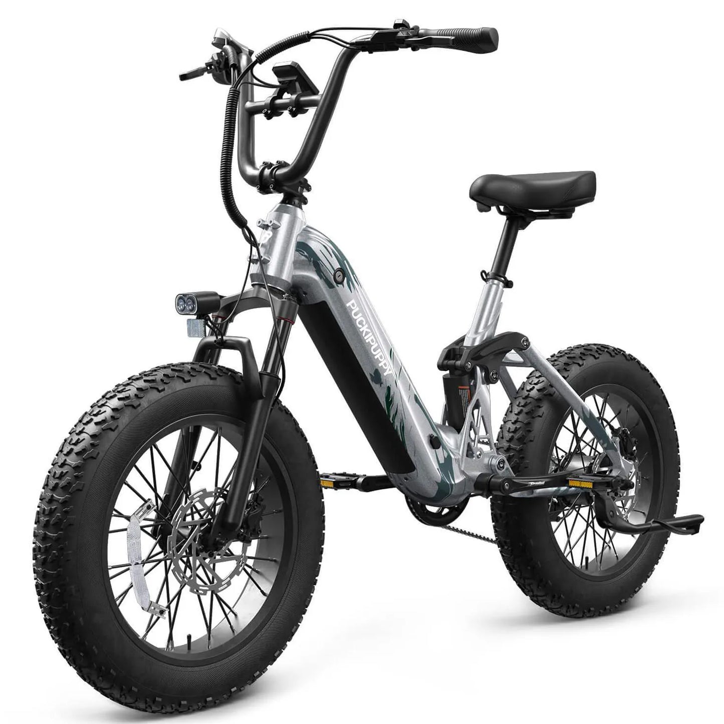 PUCKIPUPPY Corgi E-Bike Mountain20'' Fat Tire 960W 48V 20Ah Full Suspension, 2-Year Warranty