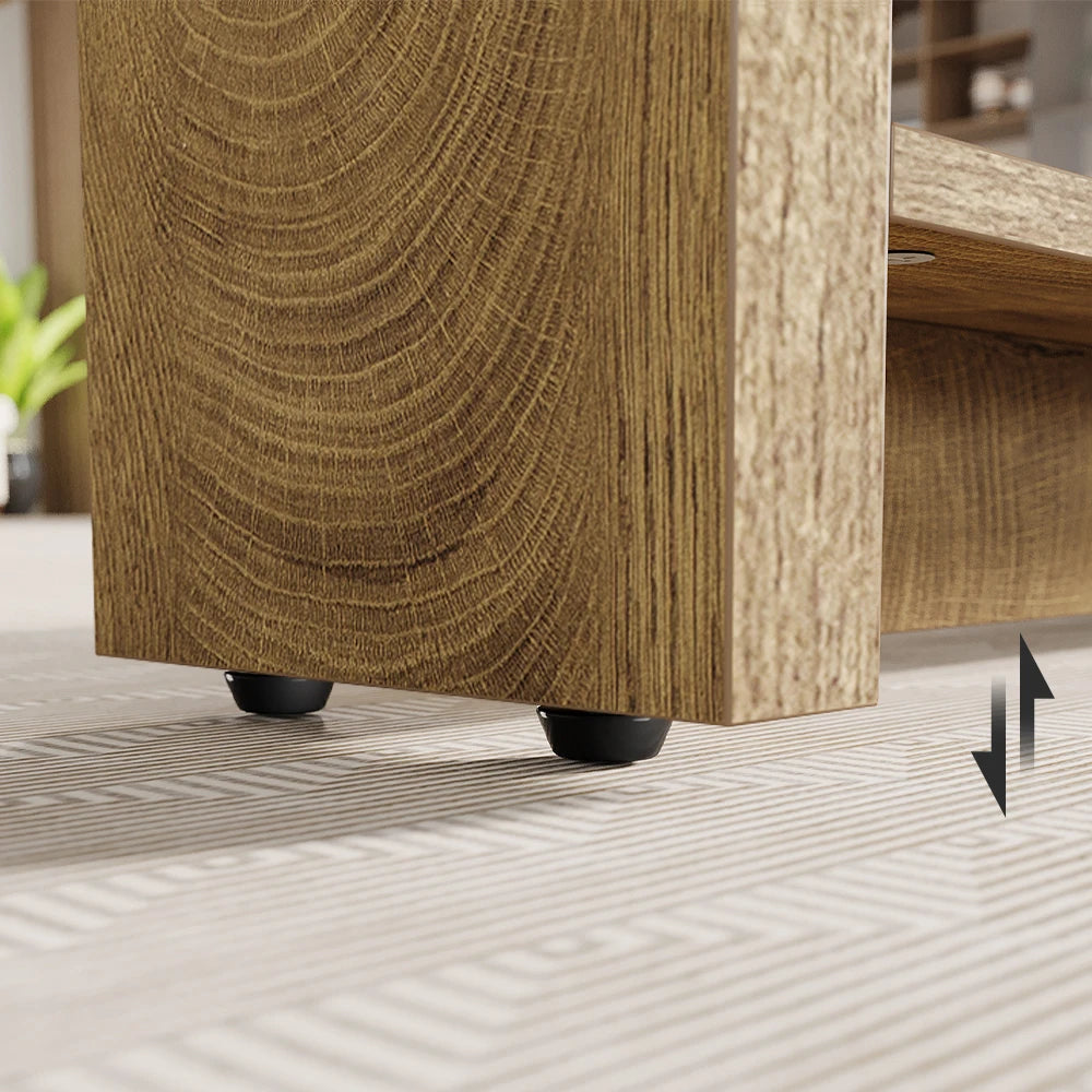 Tribesigns 86.61-Inch Dining Table for 6-8 People, Modern Long Kitchen Table,Pedestal Base, indoor