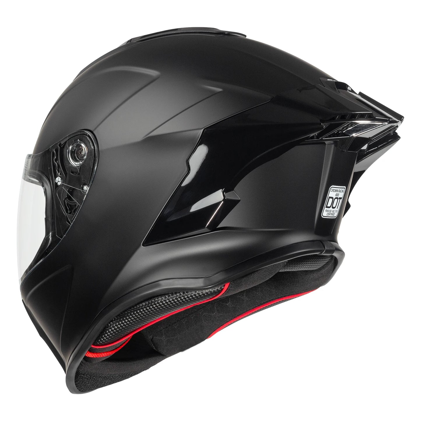 DOT Certified Motorcycle Helmet with Internal Sun Visor, Unisex Riding Safety Helmet