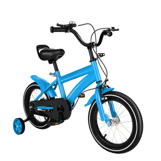 14 Inch Bike Boys Girls Bicycle Student Bike for 2-11 Years Kids Bike White/Red/Blue/yellow