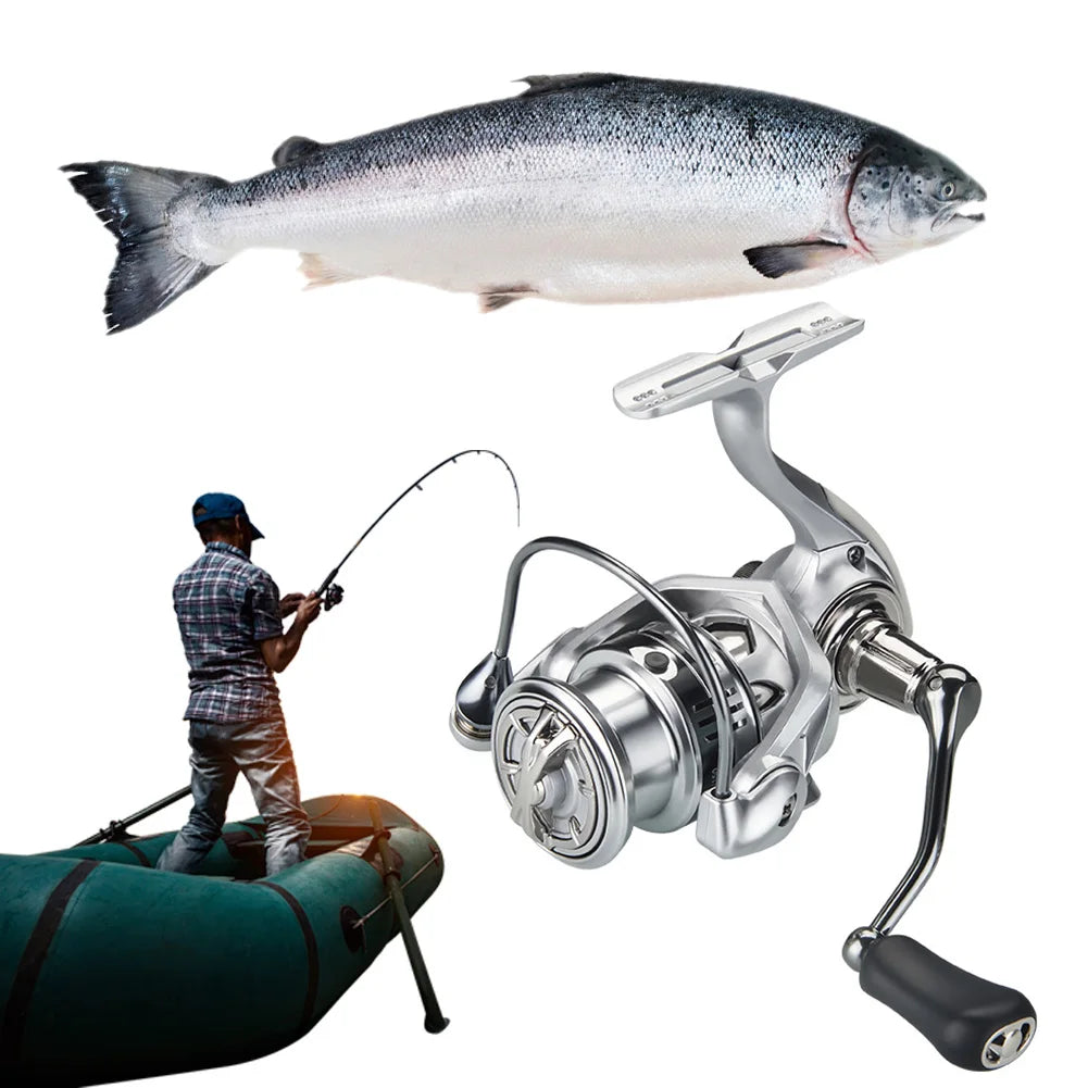 Fishing Wheel 5.2/1 Gear Ratio Spinning all Purpose Fishing Spinning Reel for Sea Fishing or ?