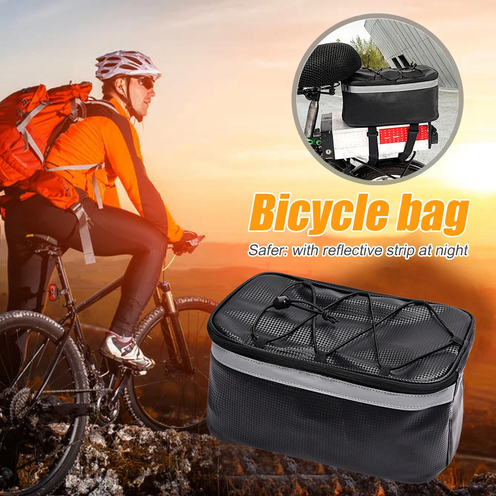 Bike Backseat Trunk Storage Bag Large, Anti-splashing Waterproof, Rack Bags Multi-function