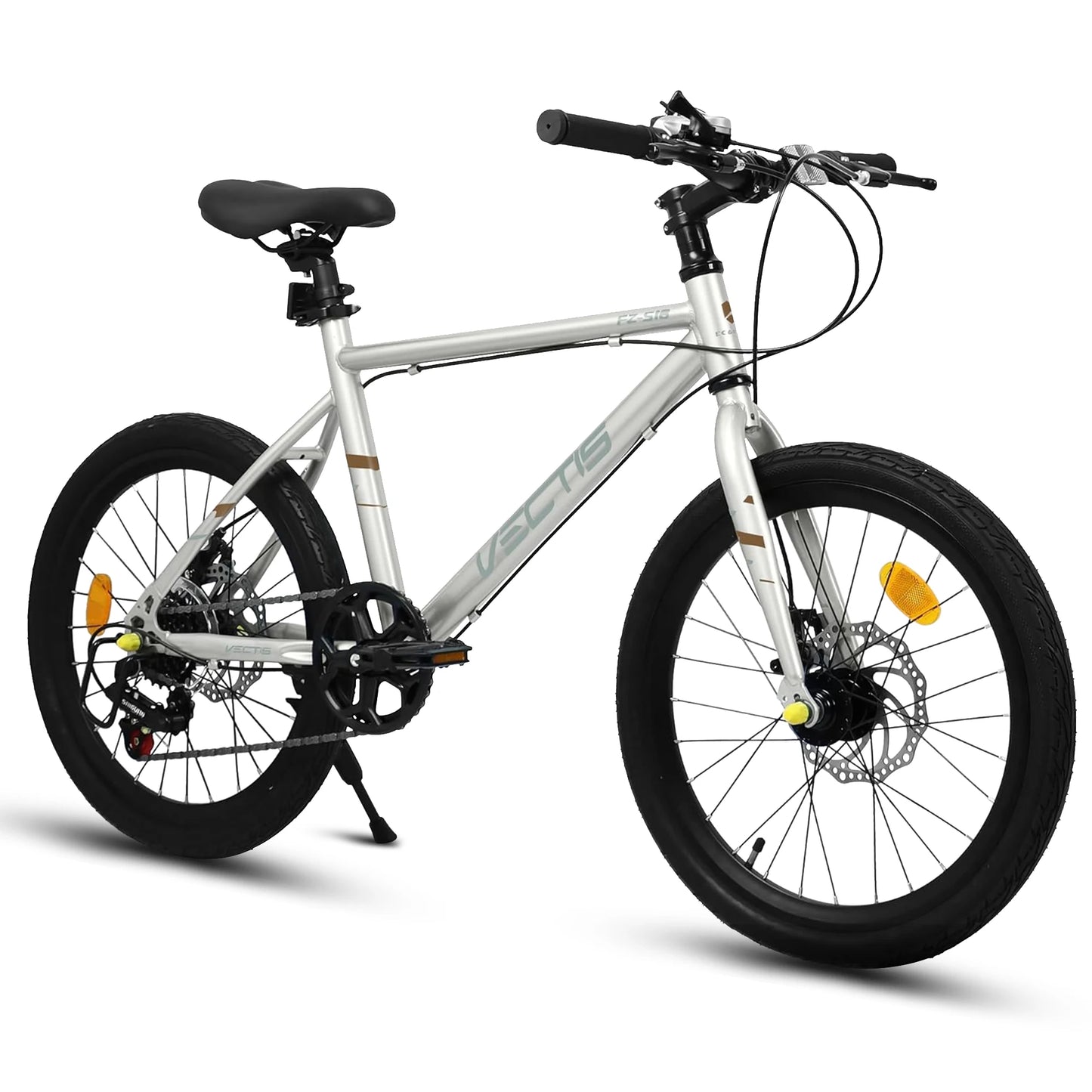 20 Inch Kids Bike for Boys Girls, 7-Speed Children Road Bike Steel Frame,Dual Disc Brakes,Ages 6-12