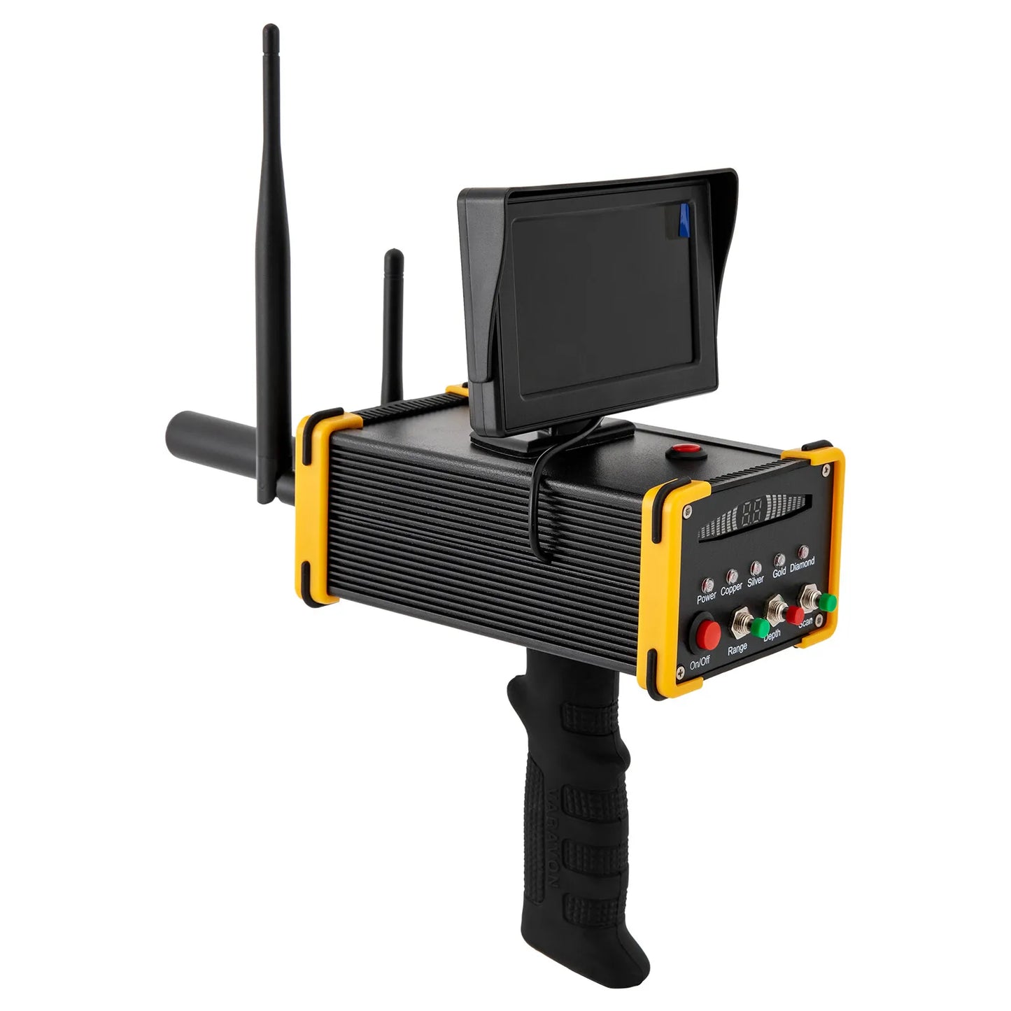 Metal Detector Gold Underground High Definition Screen for Gold Silver Copper AC100‑240V (US Plug)