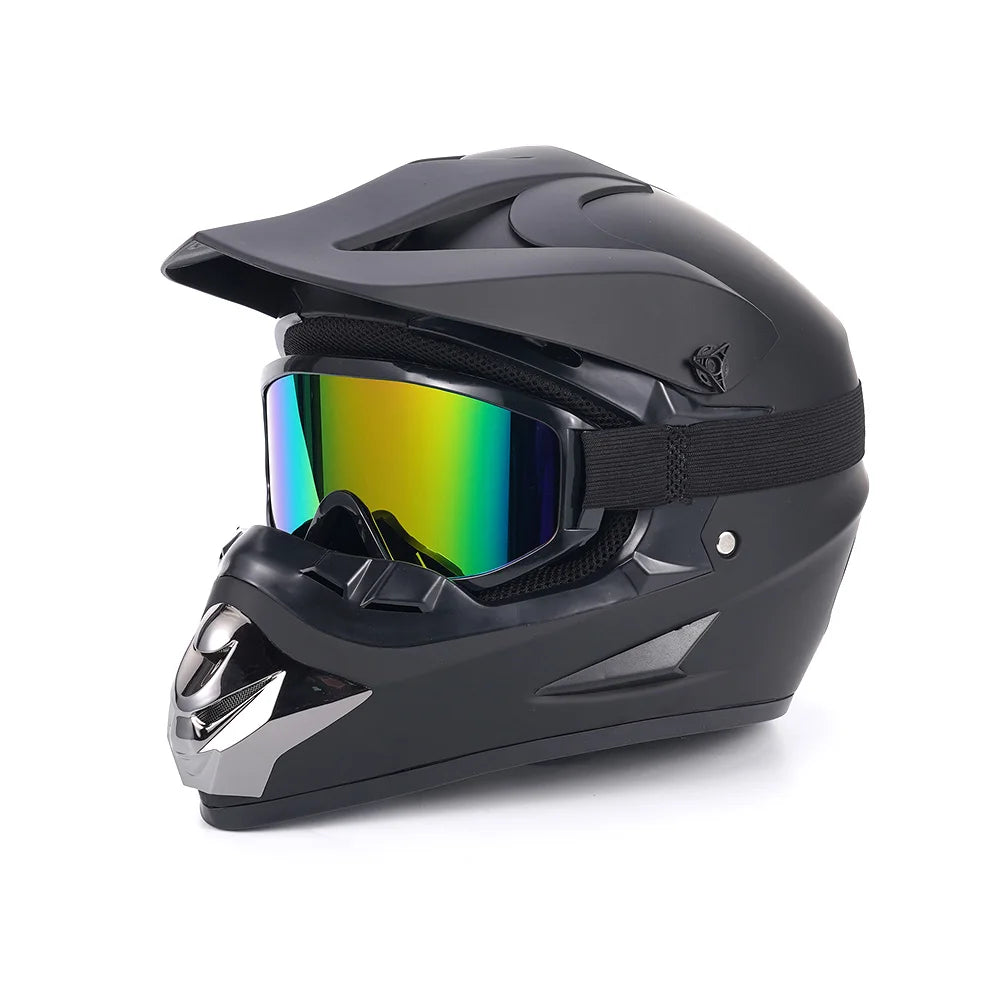 Motorcycle Full Face Helmet Men Women Fashion with Dual Lens racing full face helmet motorcycles