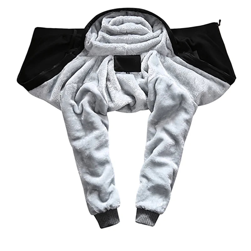 Men's Jacket Camouflage Thicken Winter Jackets for Men Fleece Long Sleeve Coat Man Casual Hoodies