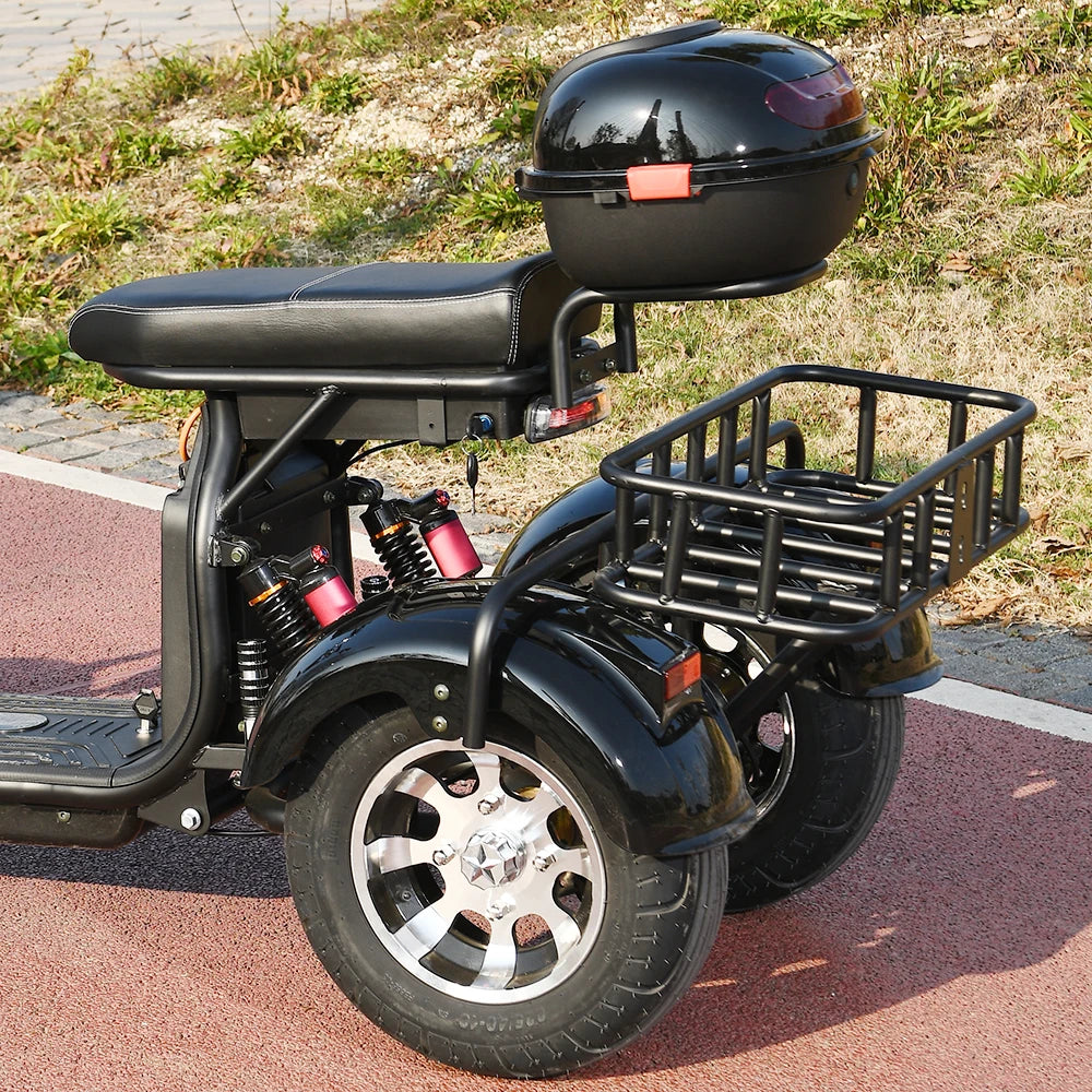 3 Wheel Three Speed Regulation Charge Power Mobility Scooter 3000W Off Road,Tricycle Adult