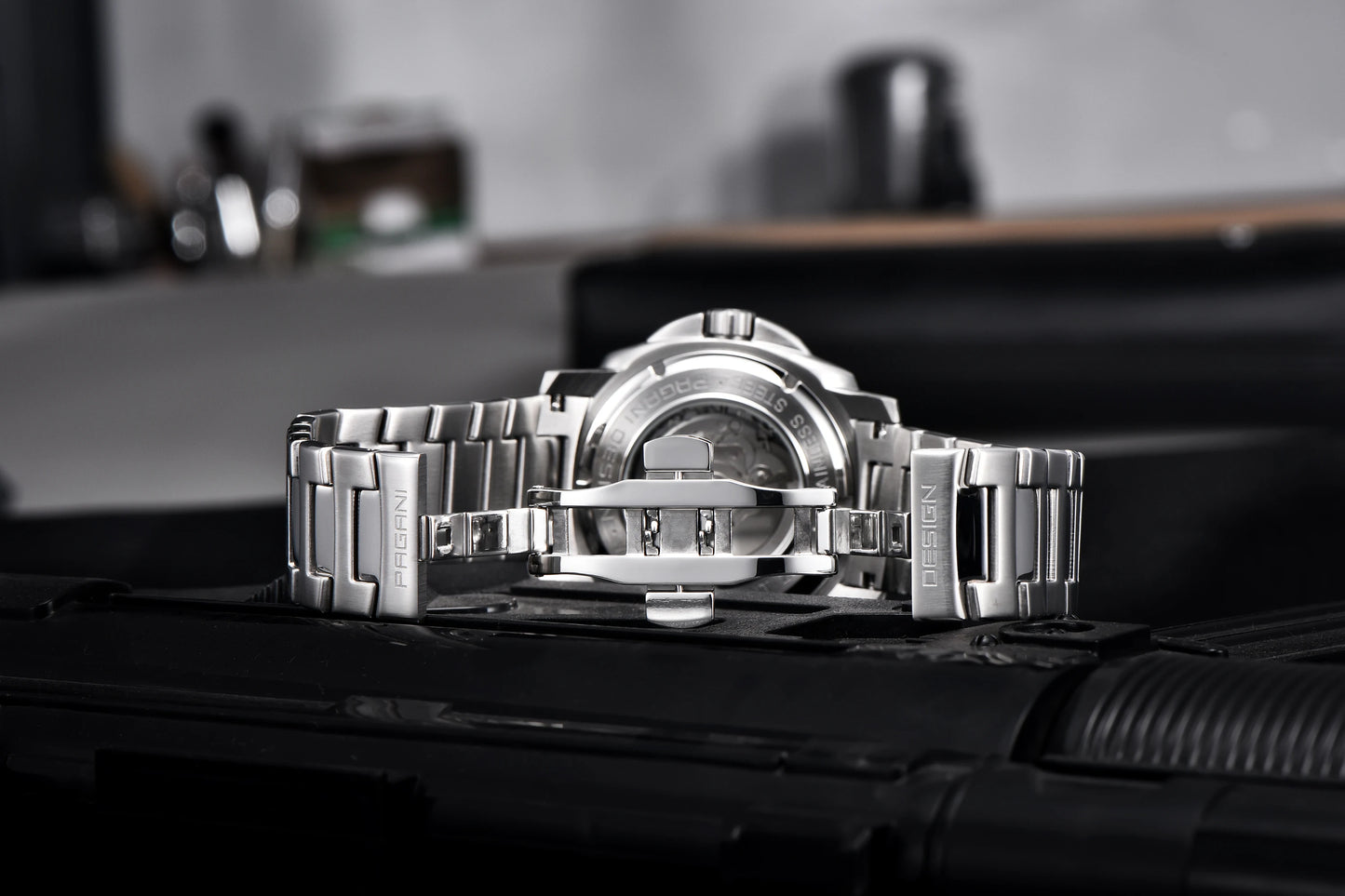 PAGANI Men's Mechanical Watch - Sapphire Crystal, Stainless Steel, Waterproof Stylish Wristwatch