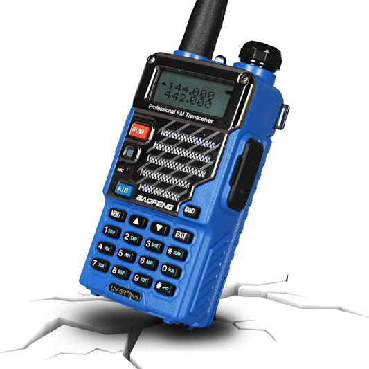 UV-5R+ Plus Two Way Radio, Long Range Rechargeable with Earpiece, Walkie Talkie,144-148 420-450MHz,