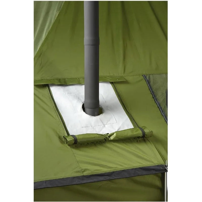 Outdoor Wood Burning Stove, Portable,Chimney Pipe, Cooking, Camping, Tent, Hiking, Fishing