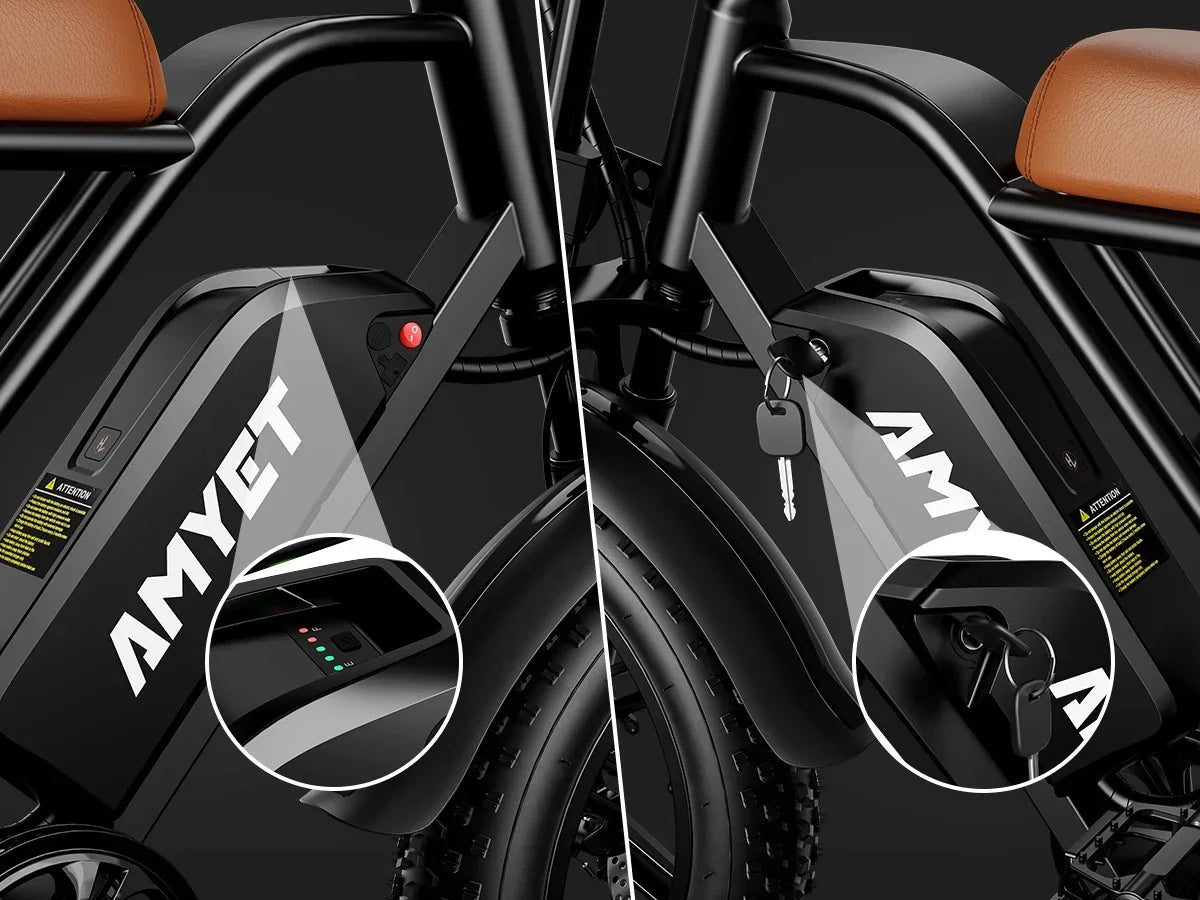 Ebike 2025 G60 Adult 1000W Powerful Motor, 48V 20AH Removable Battery, 20" All-Terrain Tires-