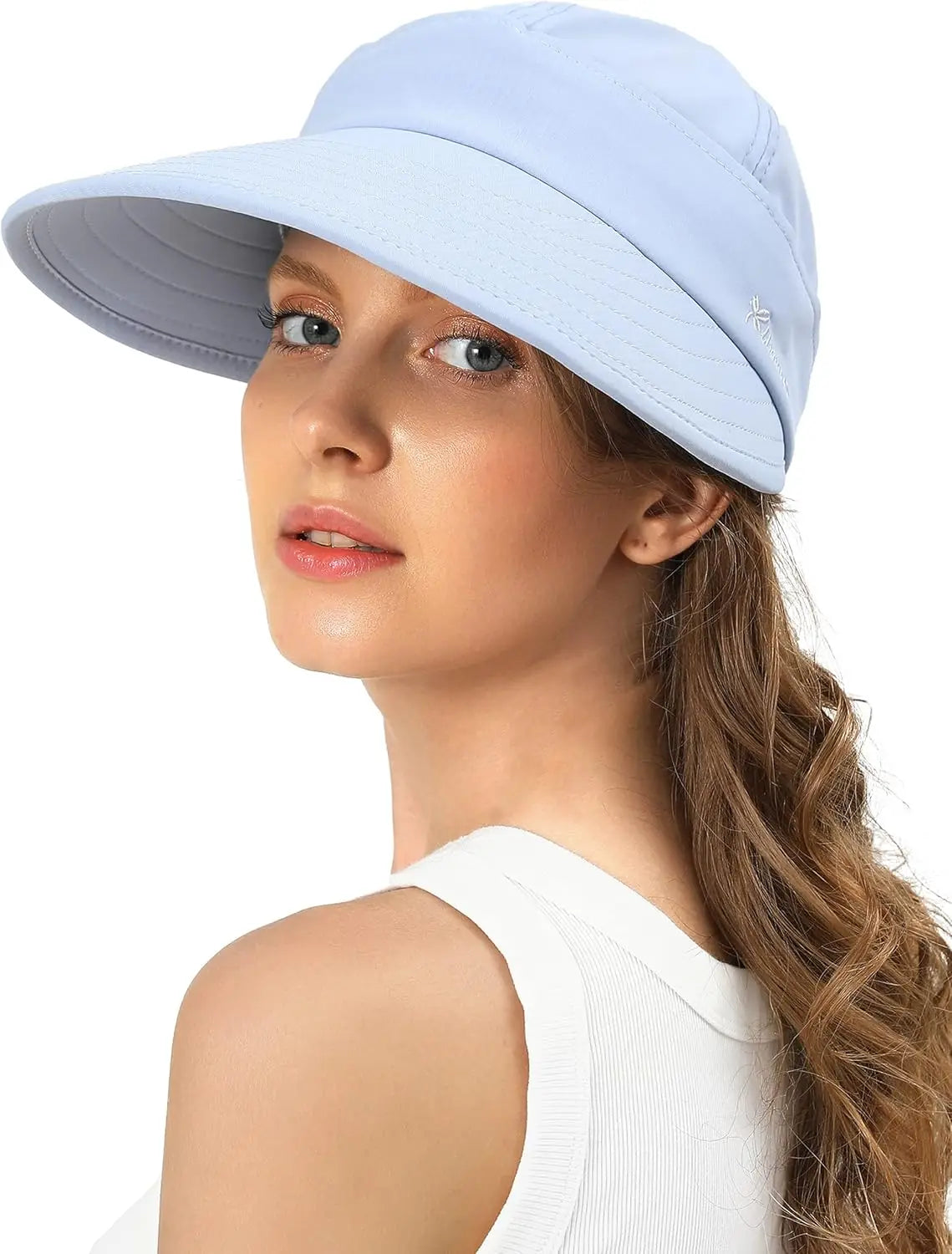 Sun Hats for Women,Wide Brim Visor UV Protction,foldable, Dual Purpose for Beach Summer