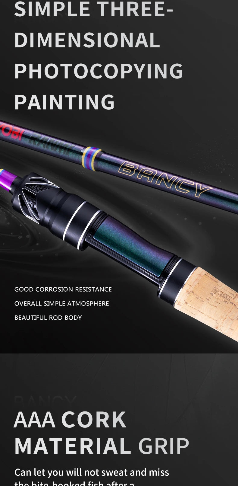 Ultralight Fishing Rod 6'/5'6" Spinning Casting 2 Pieces Stream Lightweight 24T High Carbon Fiber