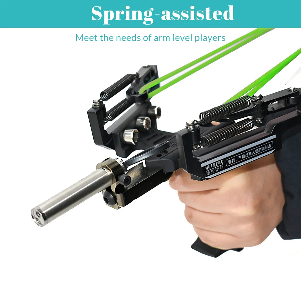 Professional Slingshot Metal Laser Fishing Hunting Catapult High Duty Powerful Sling Shot Arrow Rest